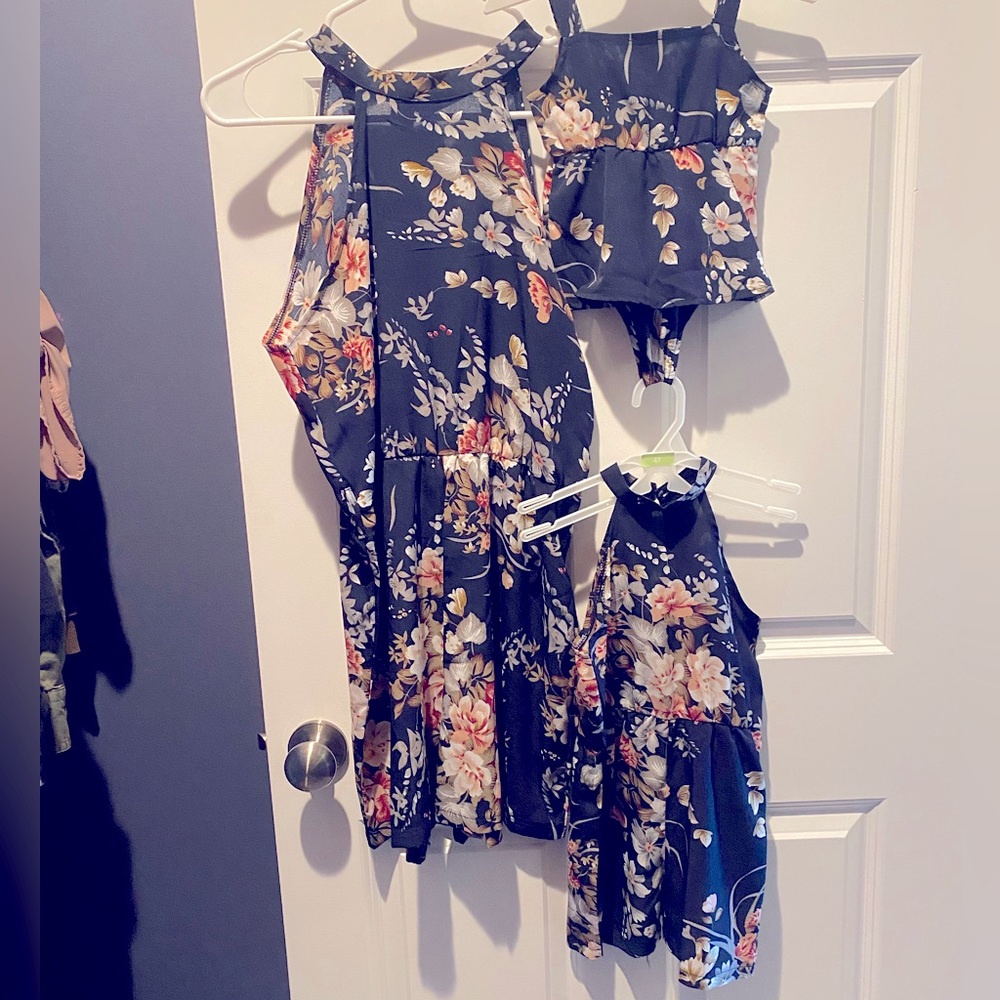 Matching Mother/Daughter Rompers